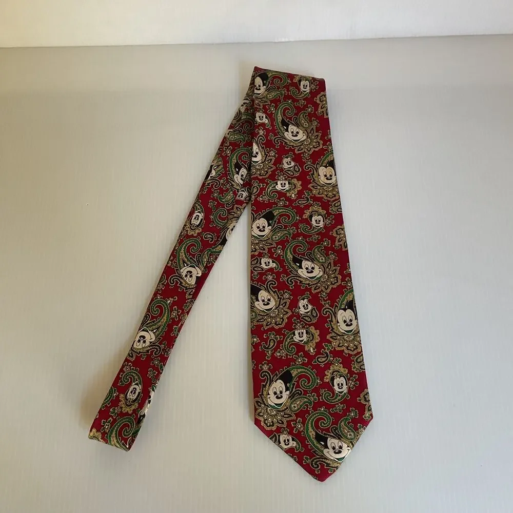 Vintage Disney Mickey Mouse men’s necktie by Balancine / The Tie Works,